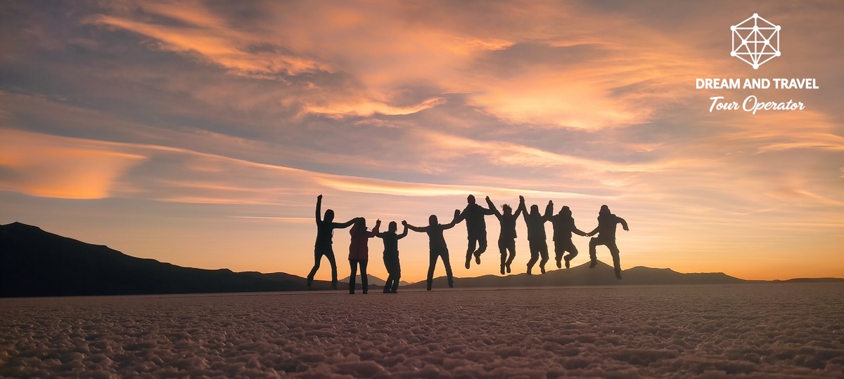 Momentos del viaje en el salar